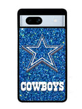 Dallas Cowboys Sparkling Glitter Google Pixel 7A Case