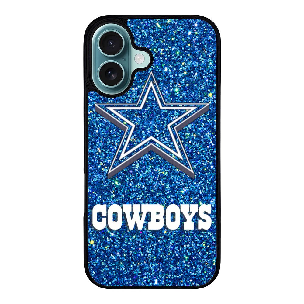 Dallas Cowboys Sparkling Glitter Case iPhone 16 Plus BC2191