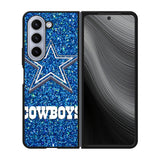Dallas Cowboys Sparkling Glitter Case Samsung Galaxy z Fold 5 5G BC2191