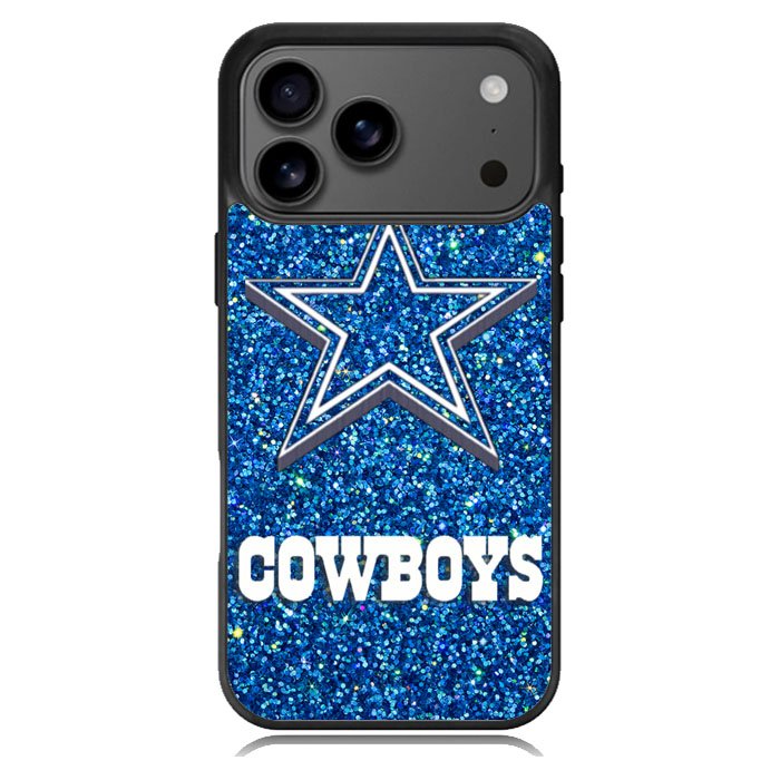 Dallas Cowboys Sparkling Glitter iPhone 17 Pro Case BC2191