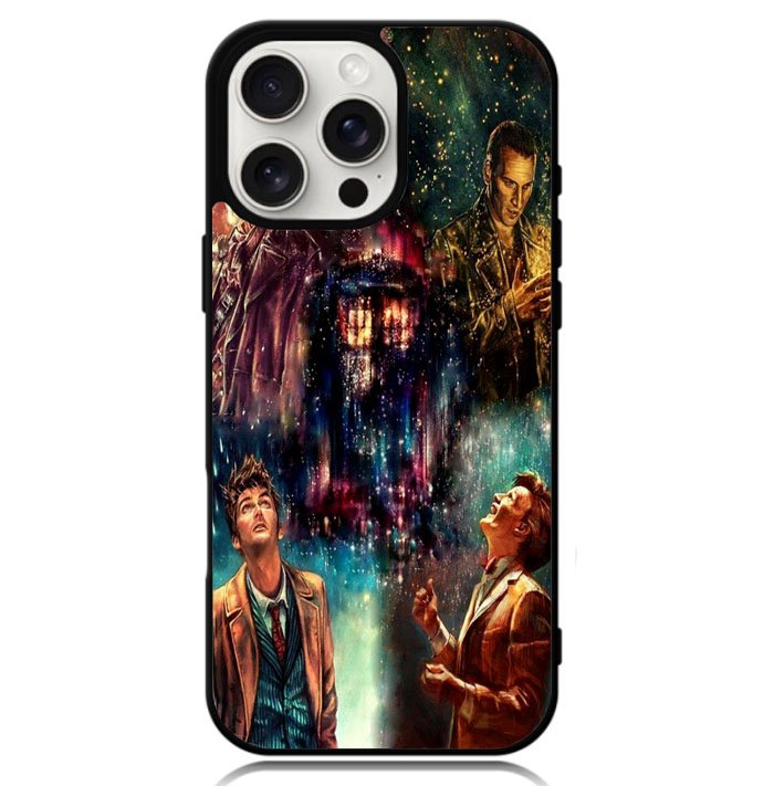 Doctor Who Poster Tardis Police Box Case iPhone 16 Pro BC2200