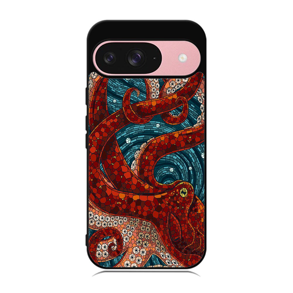 Kraken Octopus Stained Glass Case Google Pixel 9 BC2155