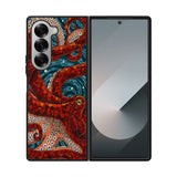 Kraken Octopus Stained Glass Case Samsung Galaxy Z Fold 6 5G BC2155