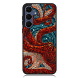 Kraken Octopus Stained Glass Samsung Galaxy S25 FE Case BC2155