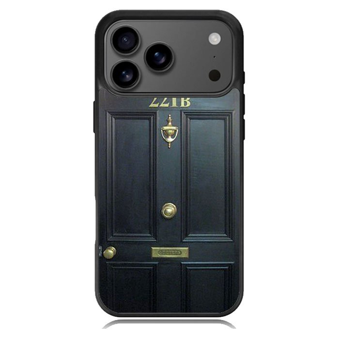 Sherlock Holmes Door 221b Baker Street iPhone 17 Pro Case BC2053