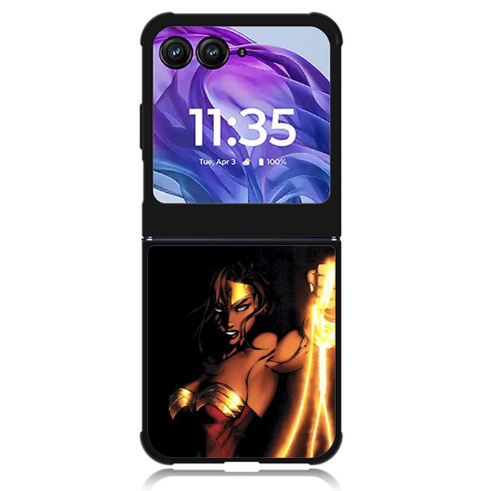 Justice League Wonder Woman Princess Diana Motorola Moto Razr 2024 , Moto Razr 50 Case