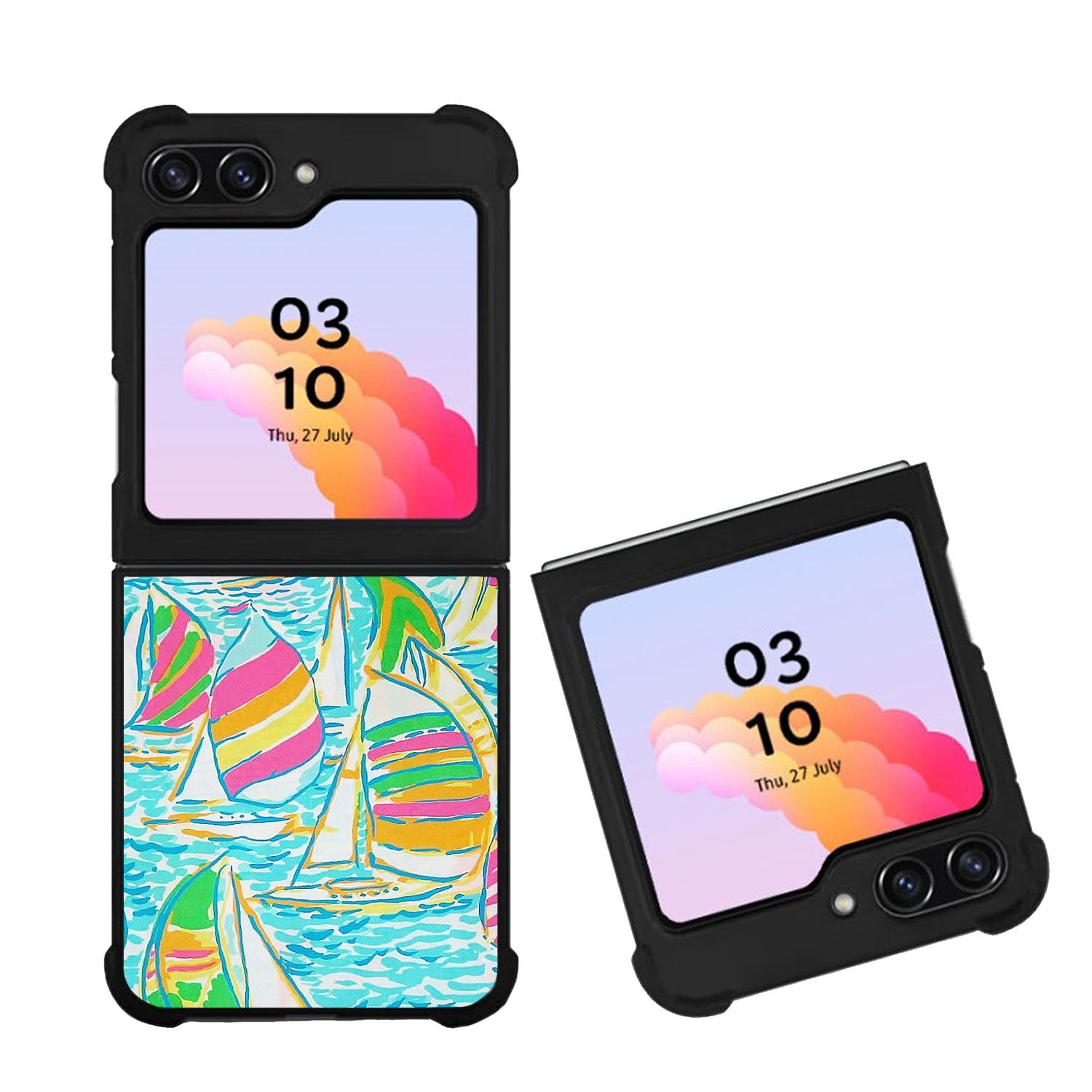 Lilly Pulitzer Sailboat Case Samsung Galaxy Z Flip 5 5G BC2169