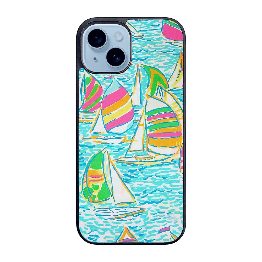 Lilly Pulitzer Sailboat Case iPhone 15 Plus BC2169