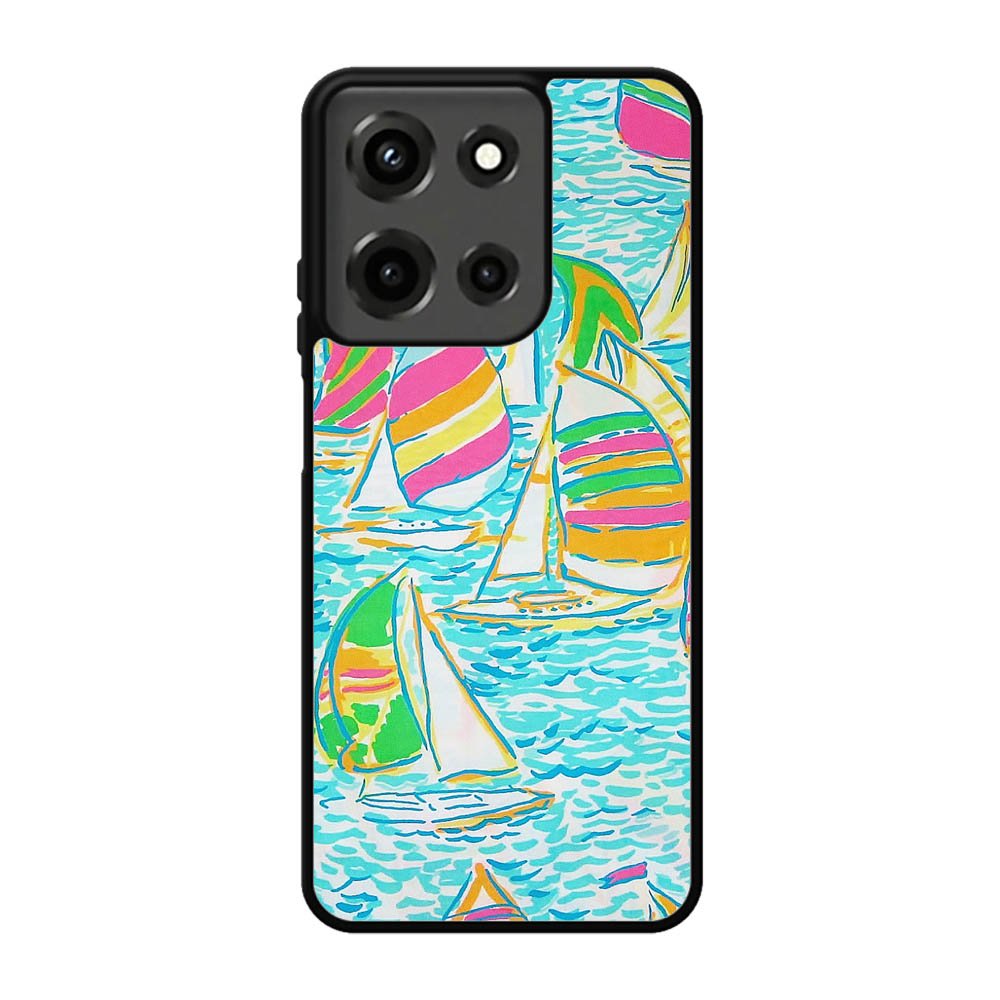 Lilly Pulitzer Sailboat Motorola Moto G 5G 2025 Case FE7827