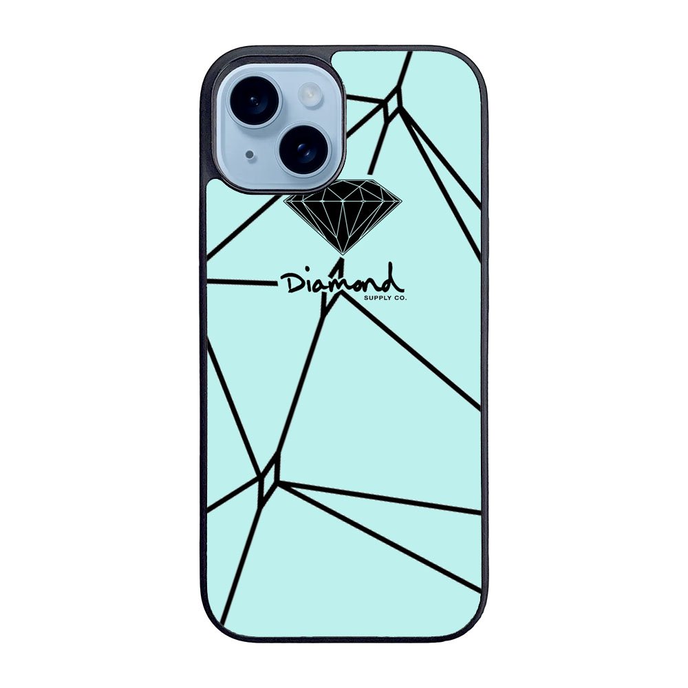 Diamond Supply Co Brilliant Diamond Blue Case iPhone 15 BC2198
