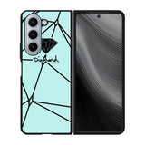 Diamond Supply Co Brilliant Diamond Blue Case Samsung Galaxy z Fold 5 5G BC2198