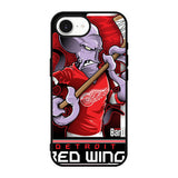 NHL Cartoon Mascout Detroit Red Wings iPhone 17e Case BC2089