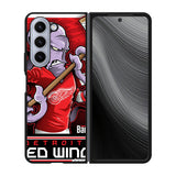 NHL Cartoon Mascout Detroit Red Wings Case Samsung Galaxy z Fold 5 5G BC2089