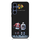 Patrick Kane And Jonathan Toews Players NHL Samsung Galaxy S25 FE Case BC2106