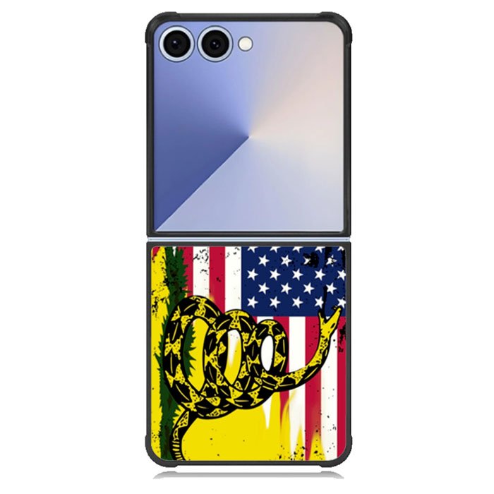 American Gadsden Flag Worn Samsung Galaxy Z Flip 7 Case BC2229