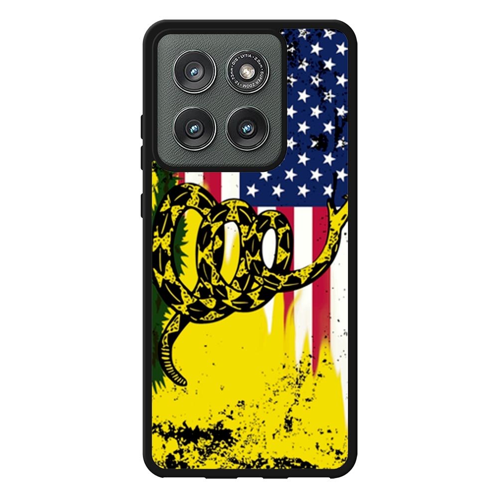 American Gadsden Flag Worn Case Motorola Moto Edge 2025 BC2229