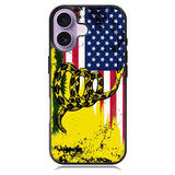 American Gadsden Flag Worn iPhone 17 Case BC2229