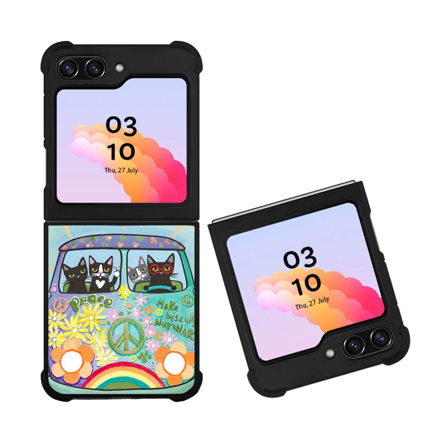 Hippie Cats Road Trip! Case Samsung Galaxy Z Flip 5 5G BC2137
