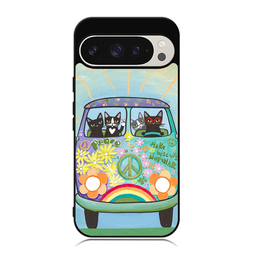 Hippie Cats Road Trip! Case Google Pixel 9 Pro XL BC2137