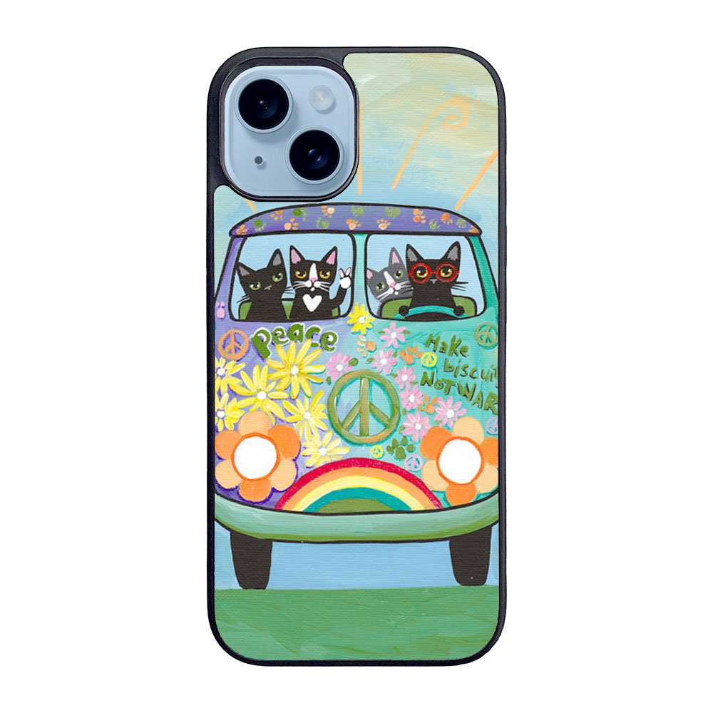 Hippie Cats Road Trip! Case iPhone 15 BC2137