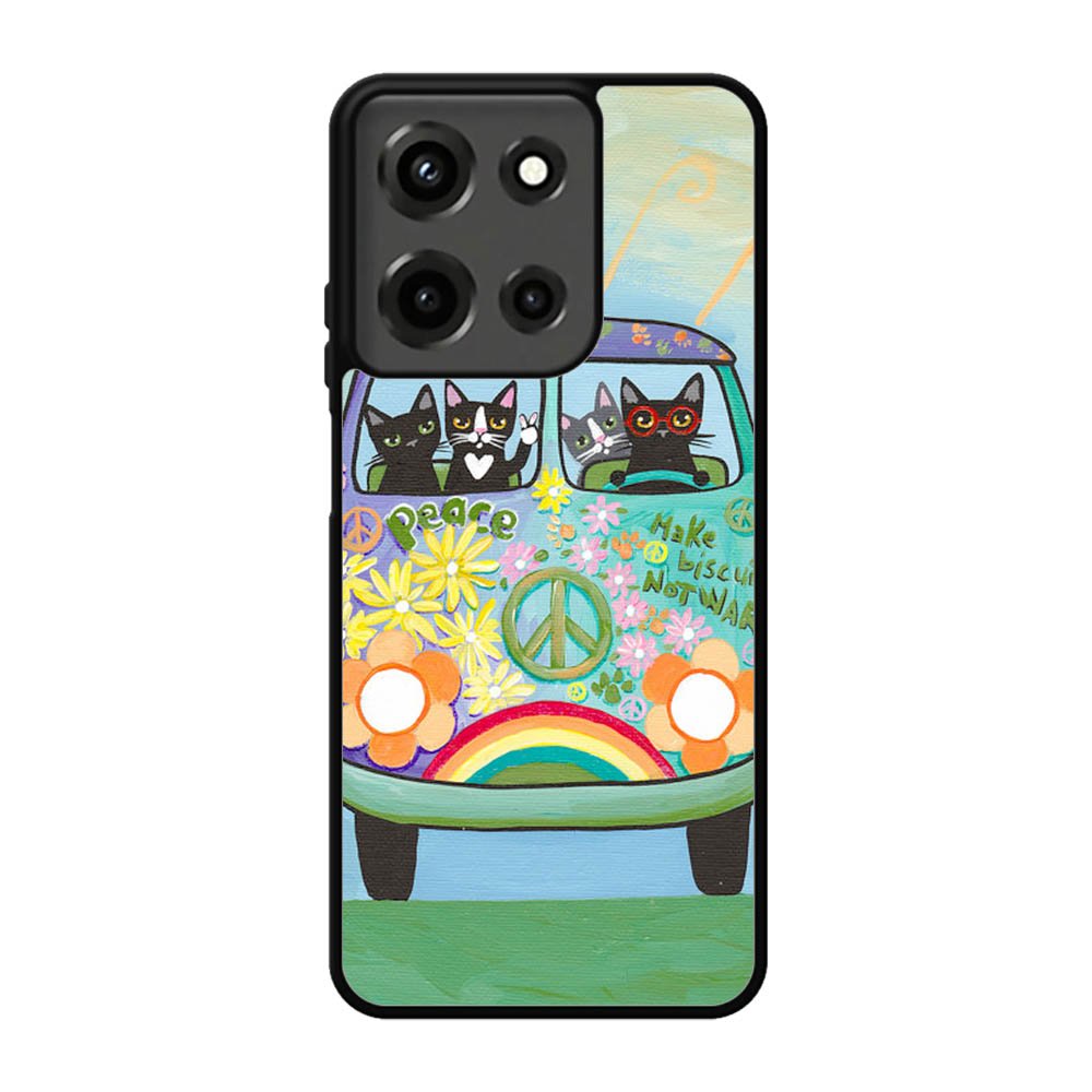 Hippie Cats Road Trip! Motorola Moto G 5G 2025 Case BC2137