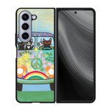 Hippie Cats Road Trip! Case Samsung Galaxy z Fold 5 5G BC2137