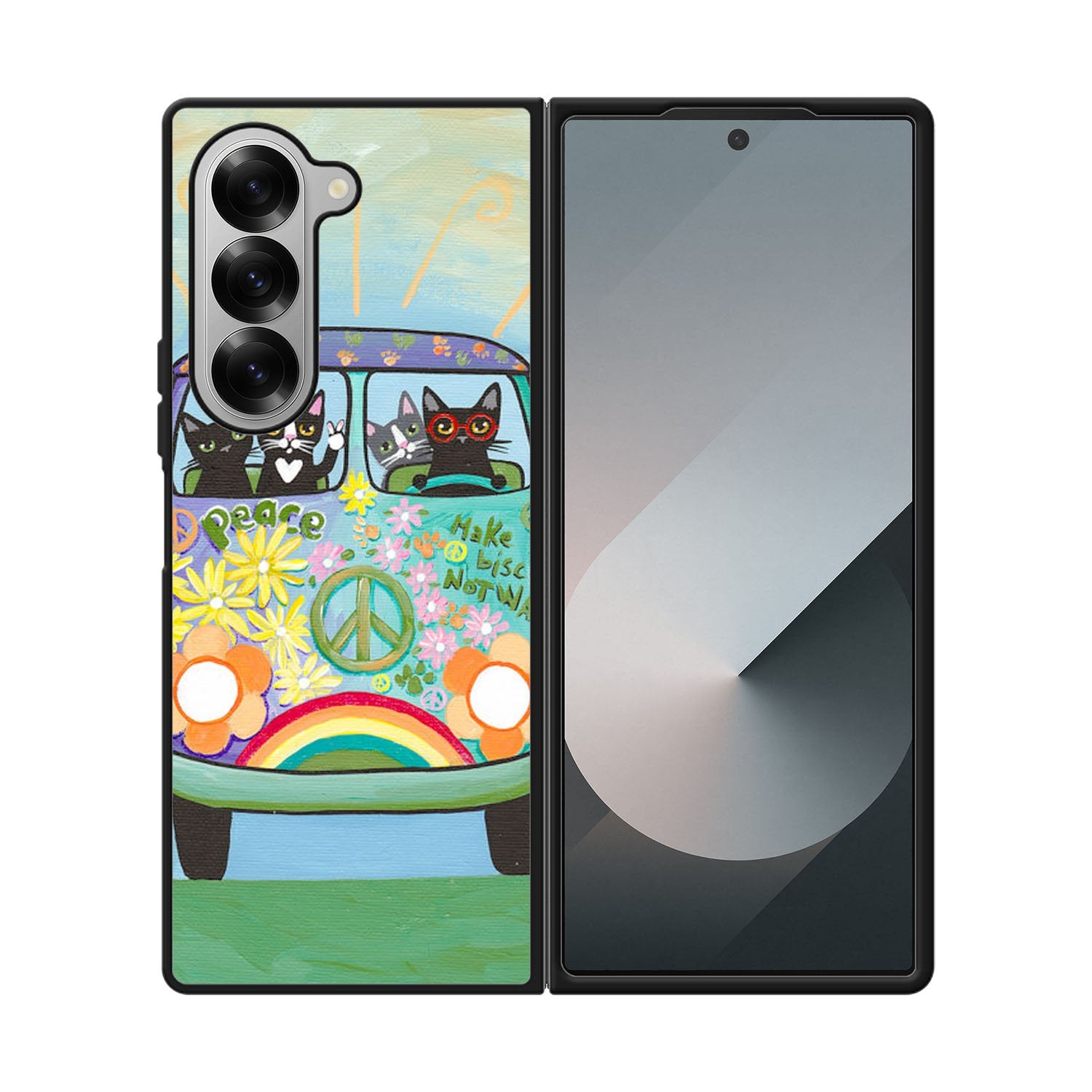 Hippie Cats Road Trip! Case Samsung Galaxy Z Fold 6 5G BC2137