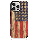 Vintage Patriotic American Flag Case iPhone 16 Pro BC1992