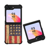 Vintage Patriotic American Flag Case Samsung Galaxy Z Flip 5 5G BC1992
