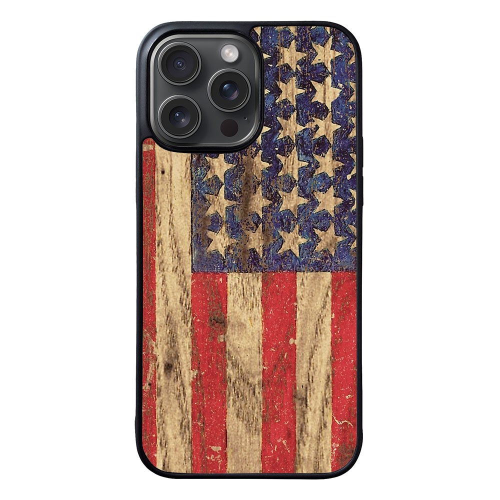 Vintage Patriotic American Flag Case iPhone 15 Pro Max BC1992