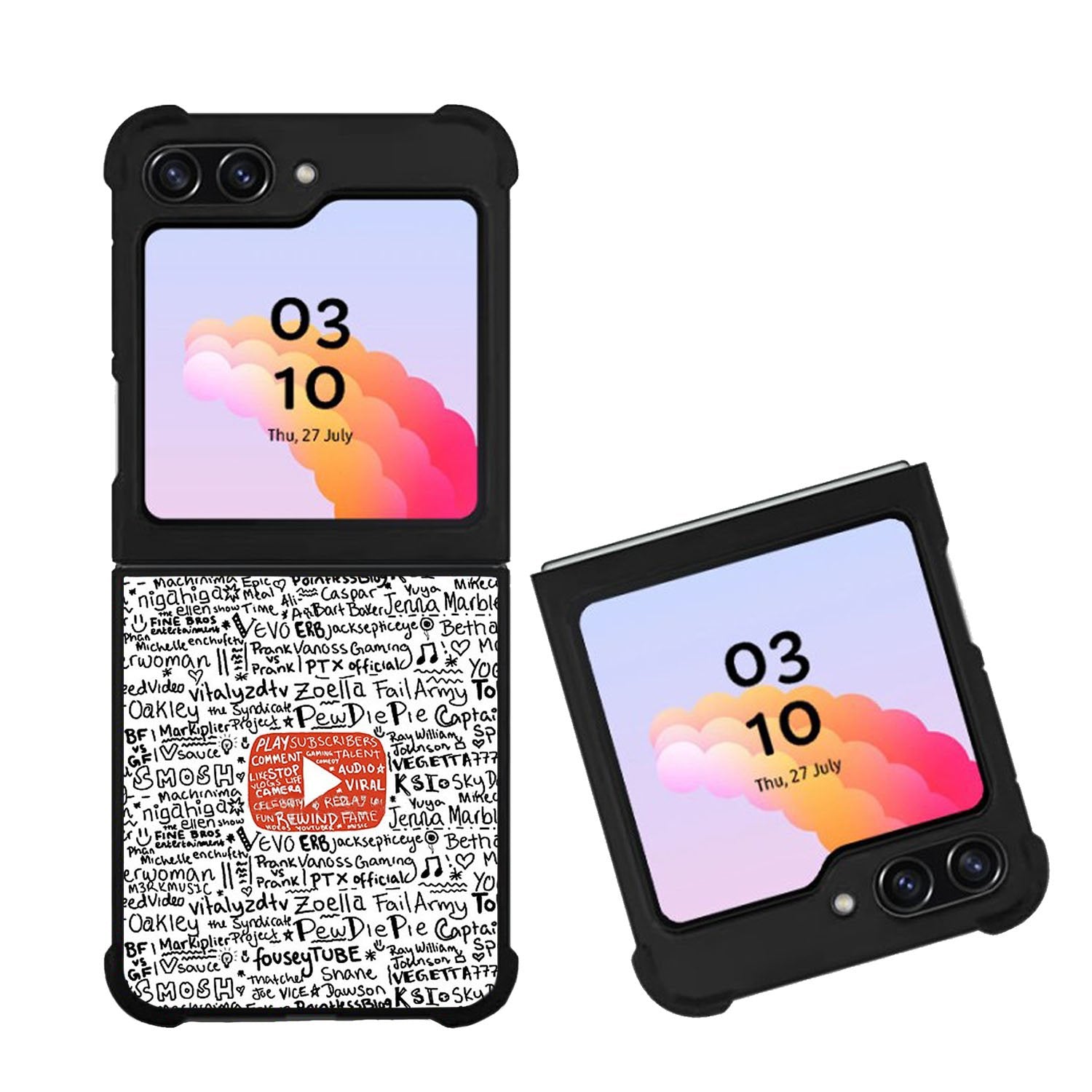 Youtube Art Prints Case Samsung Galaxy Z Flip 5 5G BC1975