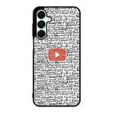 Youtube Art Prints Samsung Galaxy A16 Case BC1975