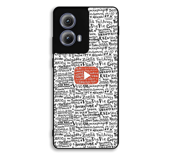 Youtube Art Prints Motorola Moto Edge 2024 Case BC1975
