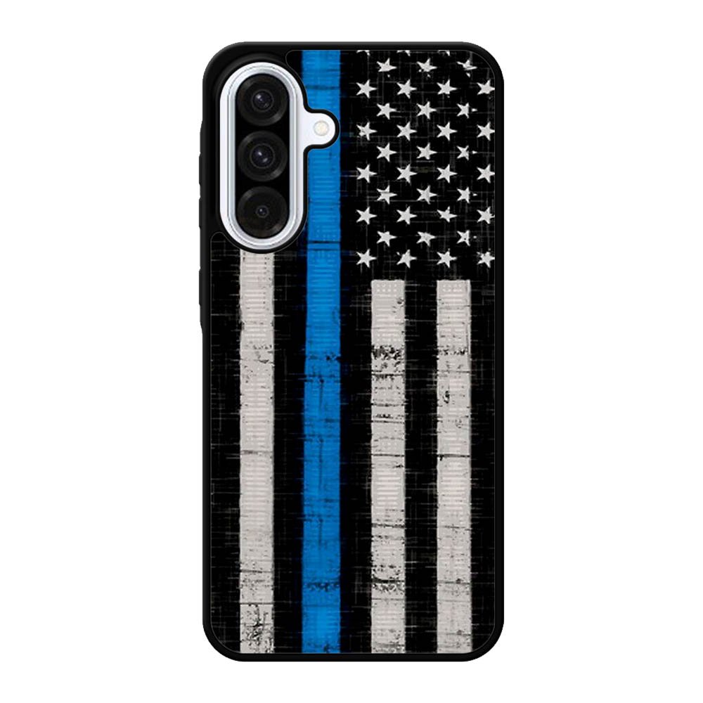 Police Blue Line Flag Samsung Galaxy A56 Case FE3832