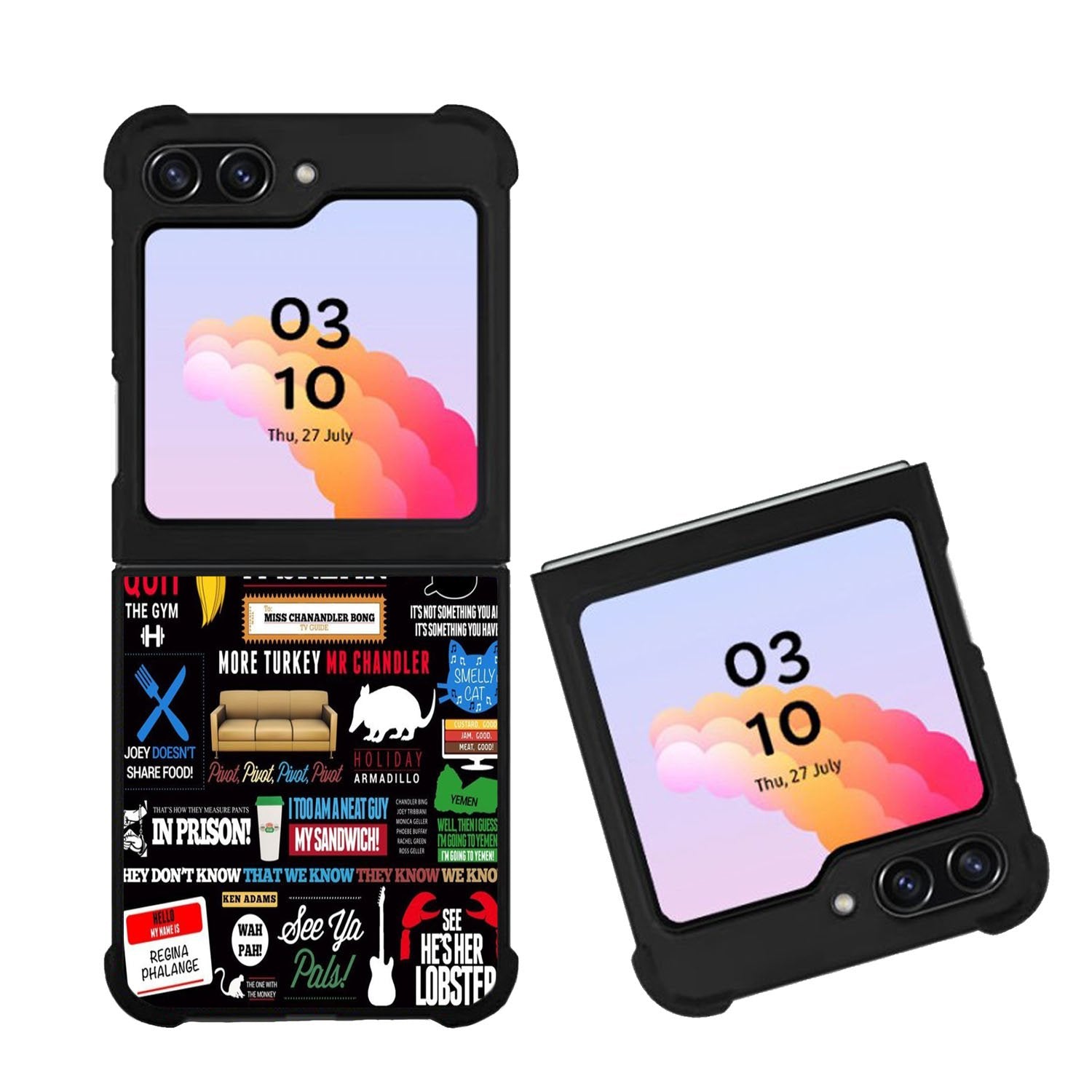 Friends TV Art Quote Cute Parody Case Samsung Galaxy Z Flip 5 5G BC2217