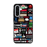 Friends TV Art Quote Cute Parody Samsung Galaxy A36 Case BC2217