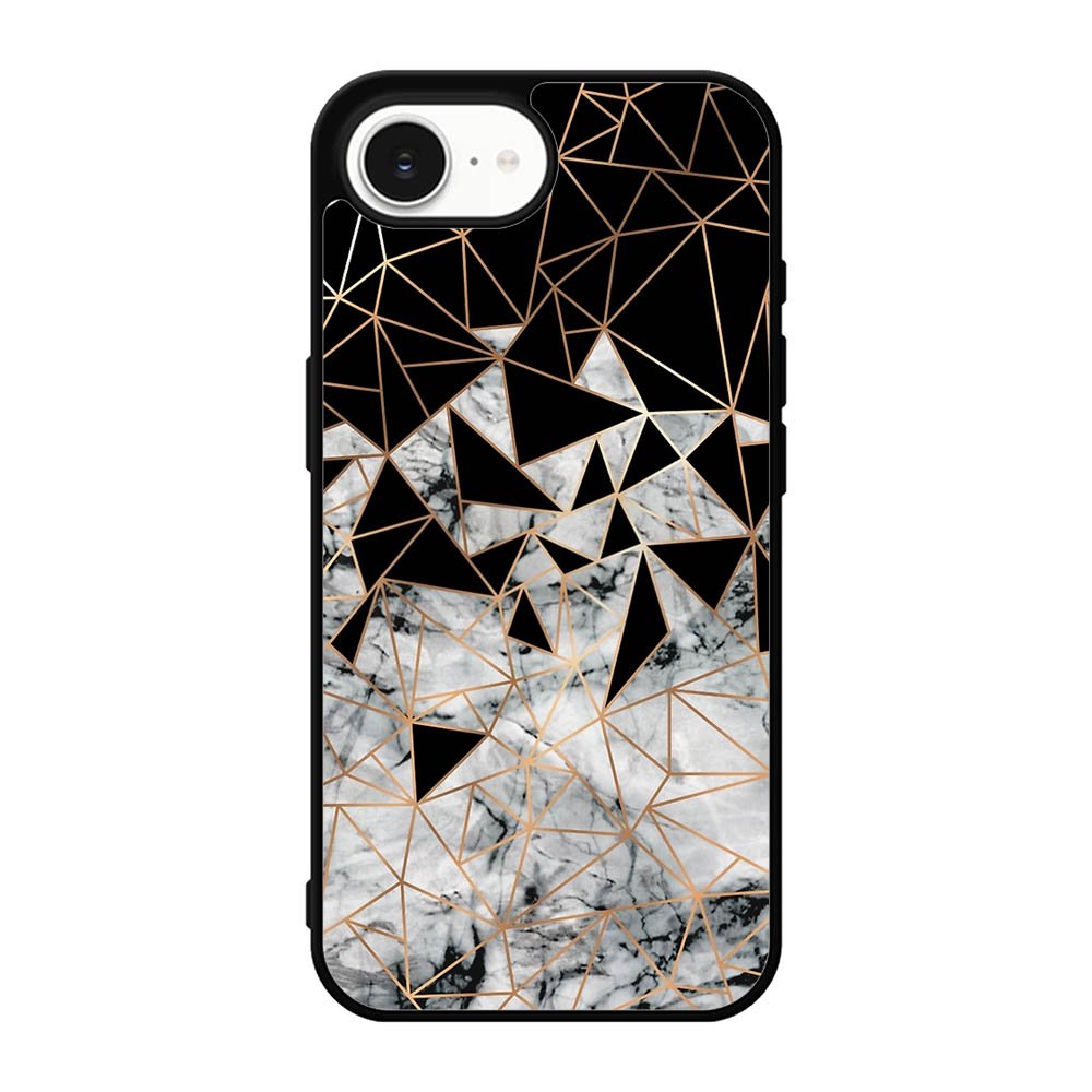 Marble Polygon Pattern iPhone 16e Case BC2060