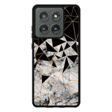 Marble Polygon Pattern Case Motorola Moto Edge 2025 BC2060