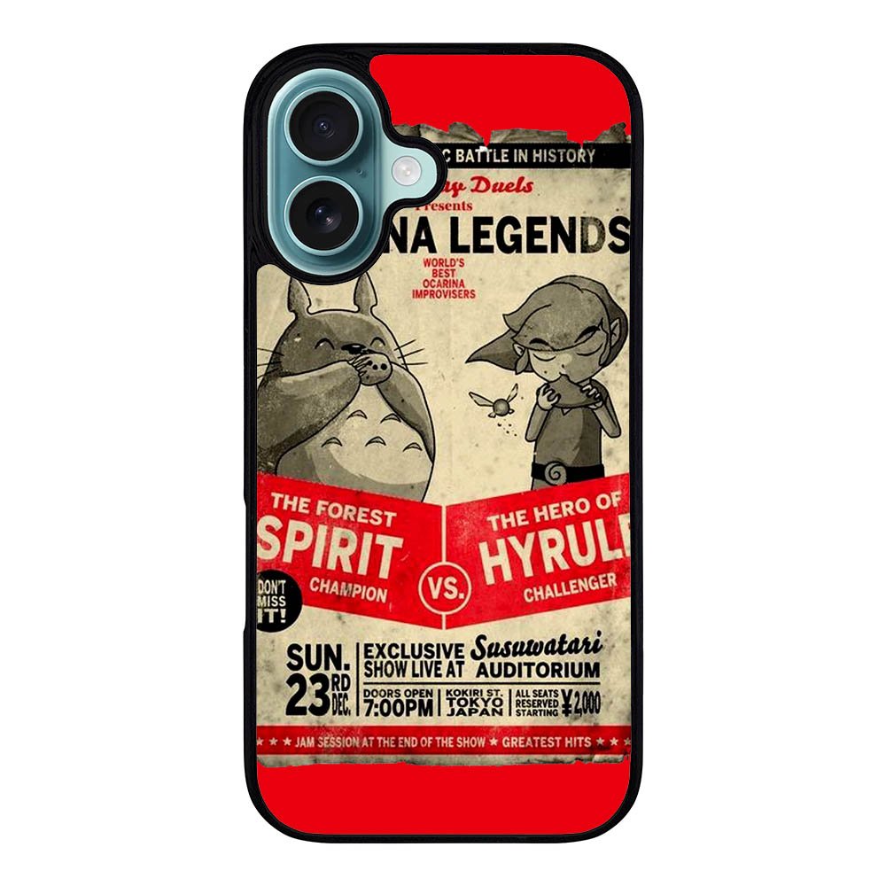 Totoro Zelda Case iPhone 16 Plus BC2016