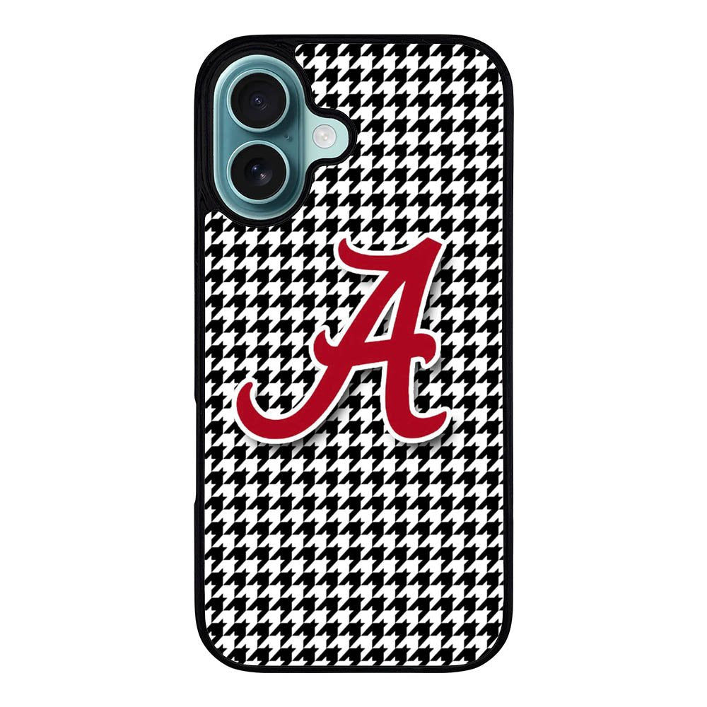Alabama Houndstooth Crimson Tide Case iPhone 16 Plus BC2276