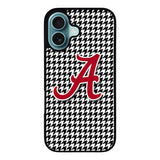 Alabama Houndstooth Crimson Tide Case iPhone 16 Plus BC2276