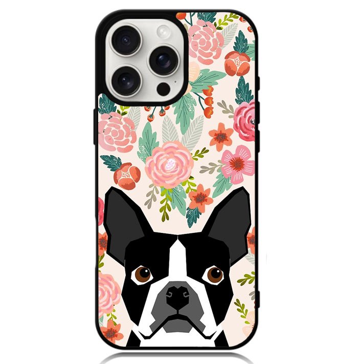 Boston Terrier Dog Breed Case iPhone 16 Pro BC2262