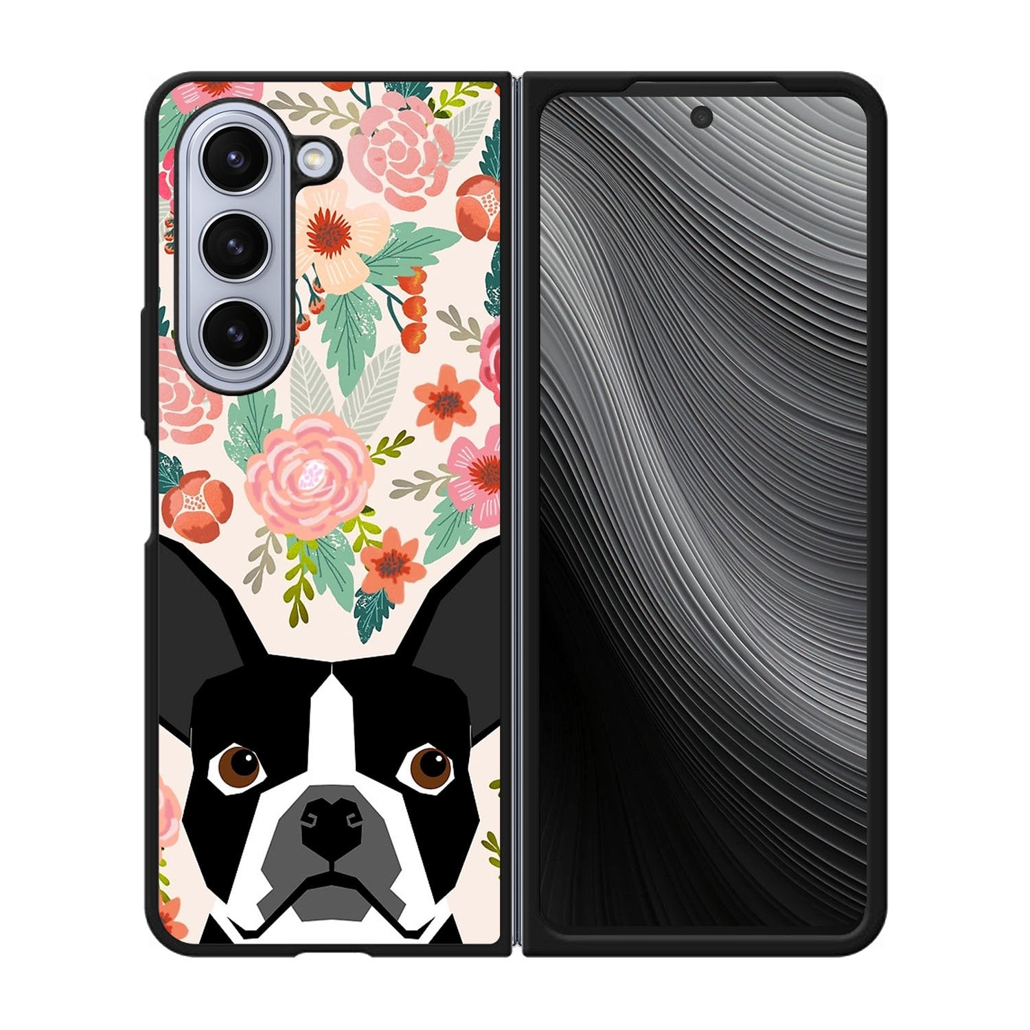 Boston Terrier Dog Breed Case Samsung Galaxy z Fold 5 5G BC2262