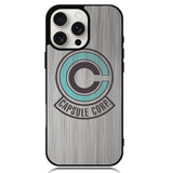 Capsule Corp Metal Logo Dragon Ball Z Case iPhone 16 Pro BC2176