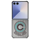 Capsule Corp Metal Logo Dragon Ball Z Samsung Galaxy Z Flip 7 Case BC2176