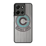 Capsule Corp Metal Logo Dragon Ball Z Motorola Moto G 5G 2025 Case BC2176