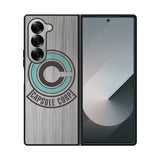 Capsule Corp Metal Logo Dragon Ball Z Case Samsung Galaxy Z Fold 6 5G BC2176