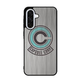 Capsule Corp Metal Logo Dragon Ball Z Samsung Galaxy A36 Case BC2176
