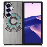 Capsule Corp Metal Logo Dragon Ball Z Samsung Galaxy Z Fold 7 5G Case BC2176