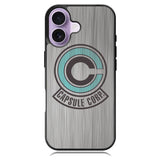 Capsule Corp Metal Logo Dragon Ball Z iPhone 17 Case BC2176
